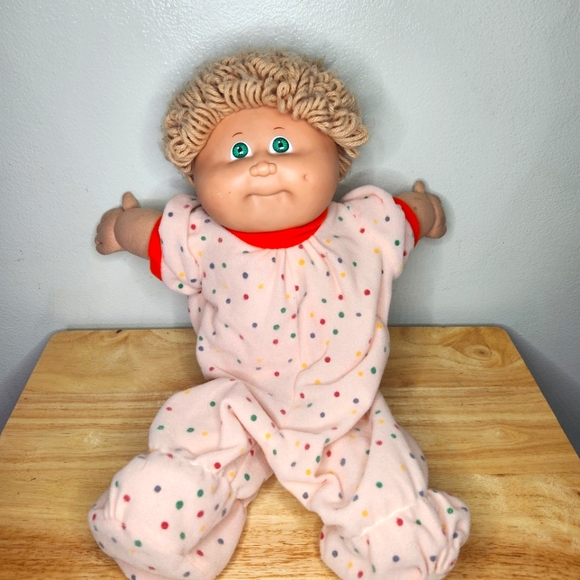 Cabbage Patch Kids Doll Vintage 1978 1982 Xavier Roberts Signature Green Eyes... - Picture 1 of 9